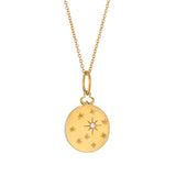 Birthstone Charm in 18k Yellow Gold and Diamond
