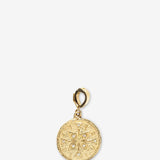 Compass Small Diamond Coin Charm