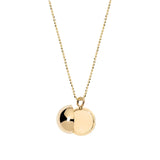 Deluxe Halo Ball Locket Necklace