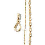 Small True Lover's Knot Handmade Bracelet Chain in Gold
