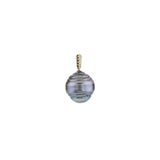 BLACK BAROQUE PEARL CHARM