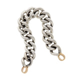 Mega Curb Chain in Silver Bracelet