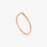 OERA BRACELET | ROSE GOLD WITH PAVE DIAMONDS