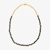 BOLD BLACK SAPPHIRE TENNIS NECKLACE