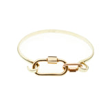 Gold Hard Hook Bracelet