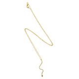 Lucky Snake Eden Pendant in Yellow Gold with Diamonds