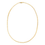 MINI TILE NECKLACE IN YELLOW GOLD
