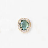 Tourmaline and Diamonds Stella Single Earring