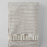 Diamond Lattice Throw - Linen