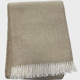 Herringbone Plush Throw - Cinnamon