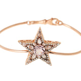 Istanbul Bracelet in Pink Gold with Diamonds and Morganite
