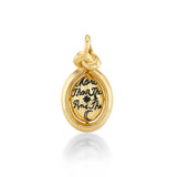 Balloon Engraved Knot Charm