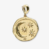 Small Cosmic Diamond Coin Charm-Small