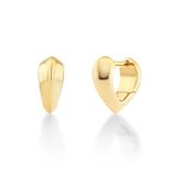 Mini Knife Edge Heart Shaped Huggie - SINGLE