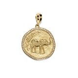 Elefante Loyalty Large Pave Coin