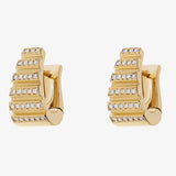 Escalier Small Hoop with Diamond