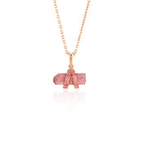 Elemental Small Pendant - Pink on Pink
