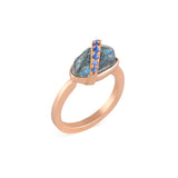 Elemental Small Ring - Blue on Blue