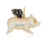 Flying Pig with Silver Wings