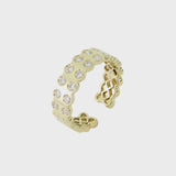 Leggo 2.0 Small Diamond Ring Yellow Gold