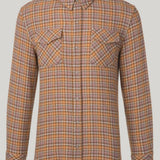 Midnight Rose Plaid Cashmere Shirt