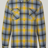 Alchemy Tartan Cashmere Shirt in Cinder