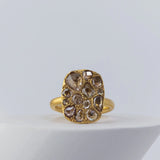 Into the Wild Antique Rose Cut Diamond Ring