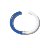 Cloud/A Good Blue Enamel Hinged Cuffling