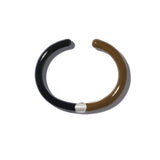 Black/Swamp Enamel Hinged Cuffling