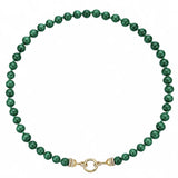 Rondelle Malachite Bead Chain