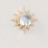 Moonstone Sun Earring