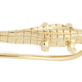 Alligator Yellow Gold Ear Climber