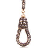Large Brown Diamond Hook Pendant
