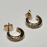 Fredag Earrings, 18k Yellow Gold with Diamonds