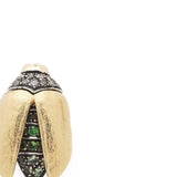 Mini Scarab Gold Fly Wing Stud