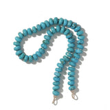 Turquoise Rondelle Strand - 15”