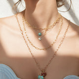 Mini Milla Heart Necklace With Diamonds