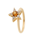 Istanbul Ring - Citrine and Diamonds