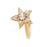 Istanbul Ring - Morganite and Diamonds