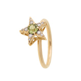 Istanbul Ring - Peridot and Diamonds