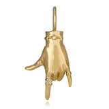 "I Love You" Ladyfinger Pendant
