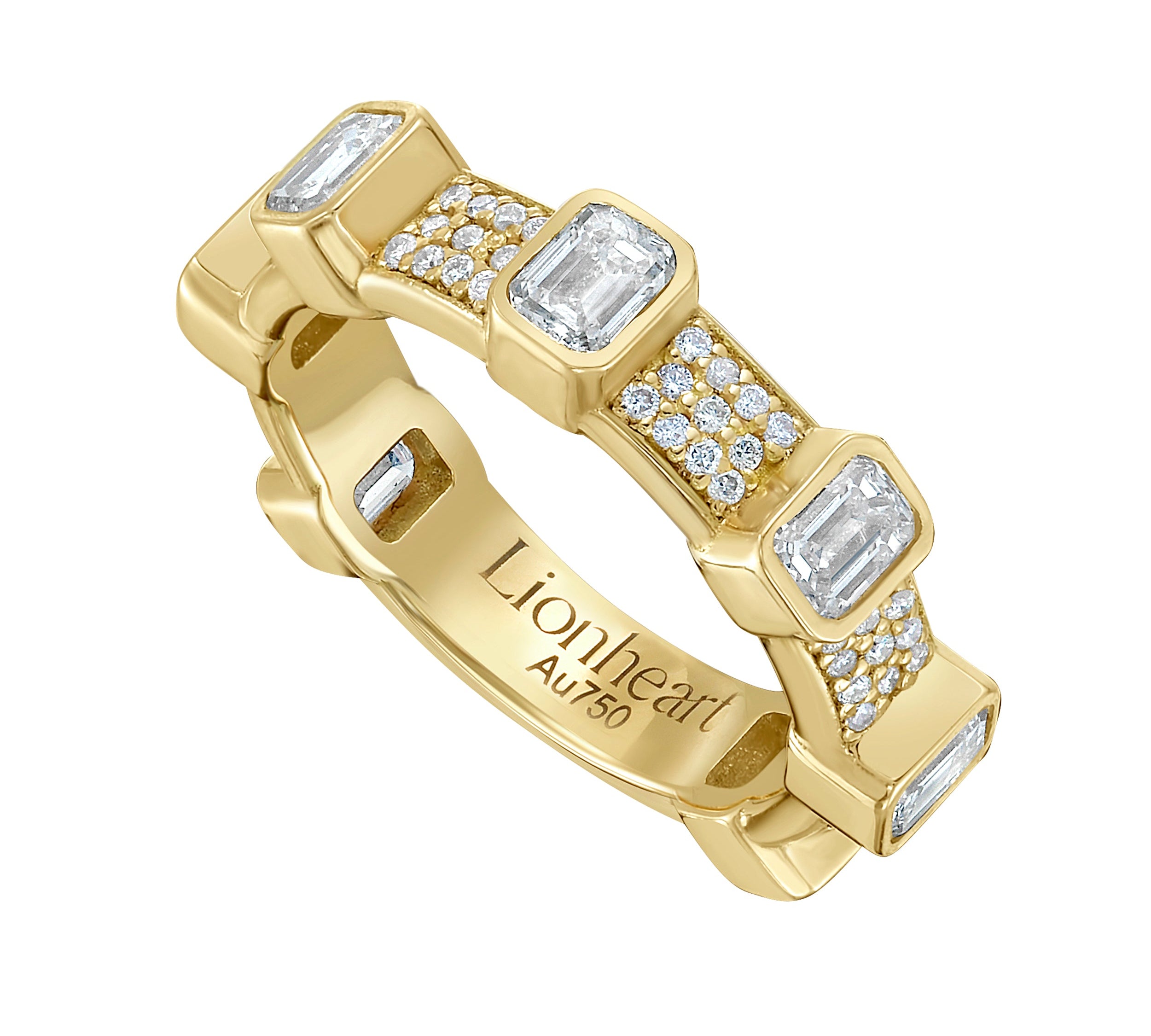 Aurelia Emerald Cut Diamond Ring