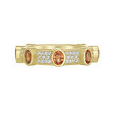Aurelia Mandarin Garnet Ring