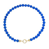 Blue Agate Beaded Chain