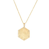 Cruise Locket in 18k Gold | White Sapphires