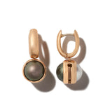Drop Lozenge with Pearl and Black Pearl