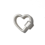 Heartlock in Silver