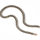 MiniMega Curb Chain in Silver Necklace