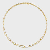 Graduated Knife Edge Oval Link Chain