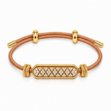 Caraiva Bracelet in Tan Leather